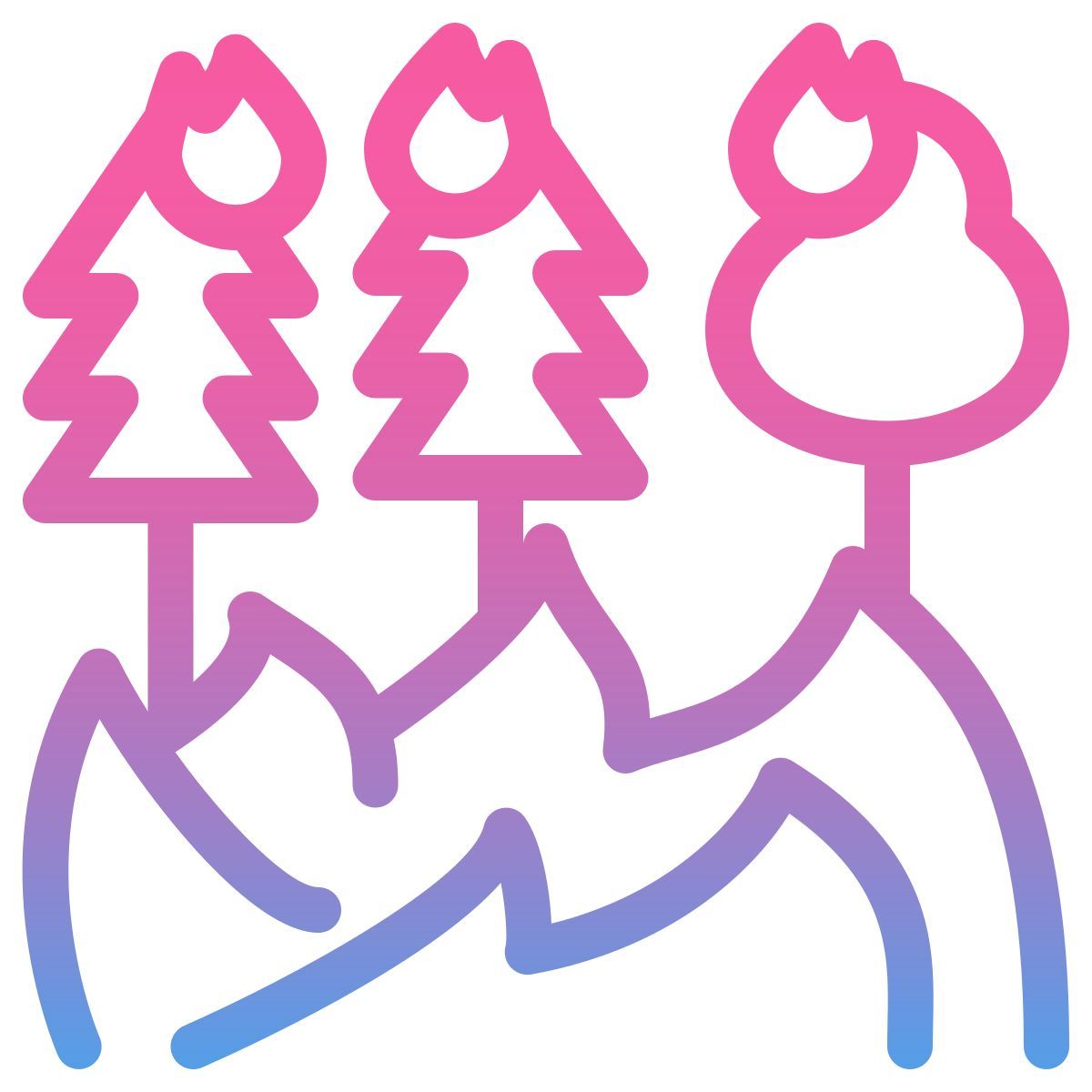 incendie de forêt icon
