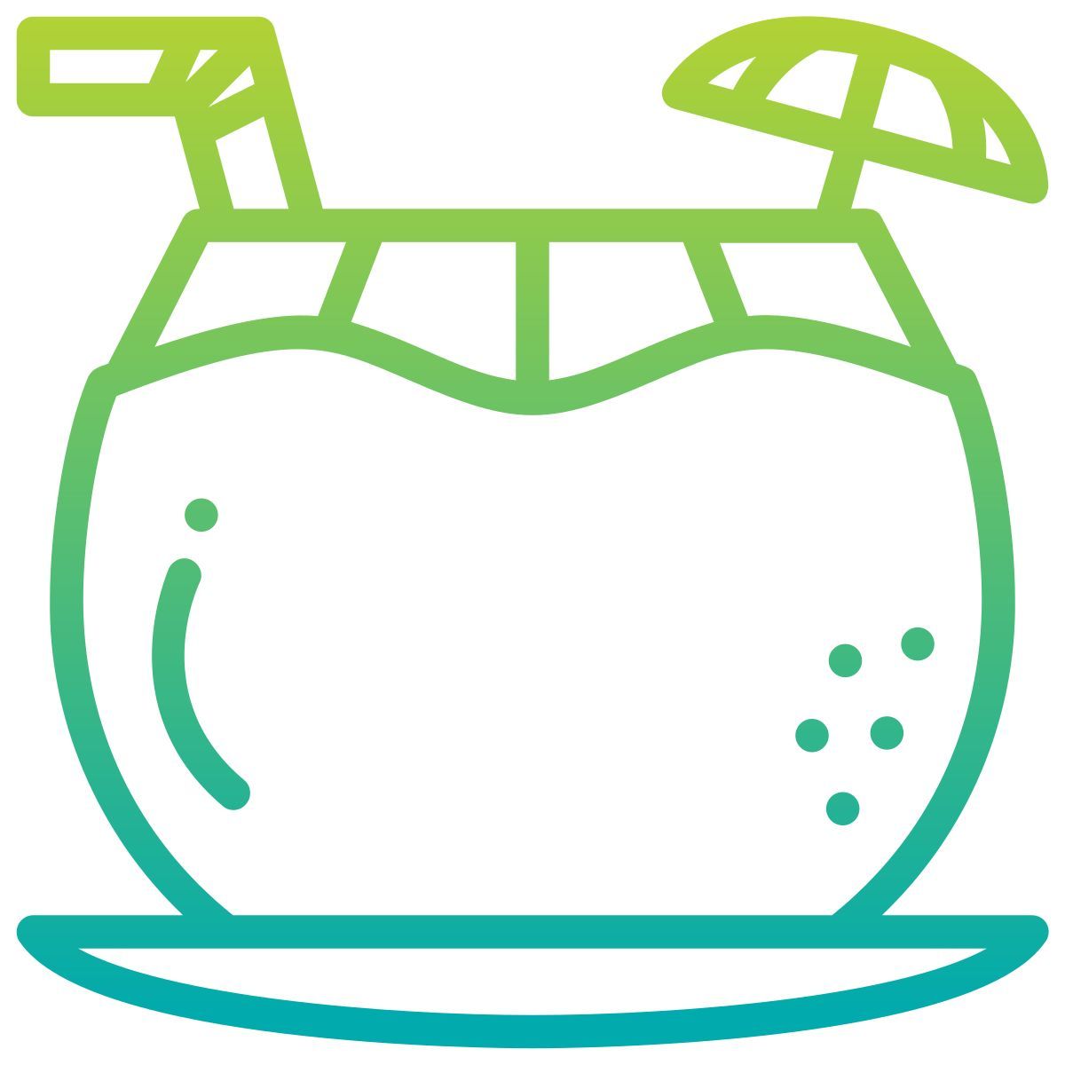 coconut drink icon