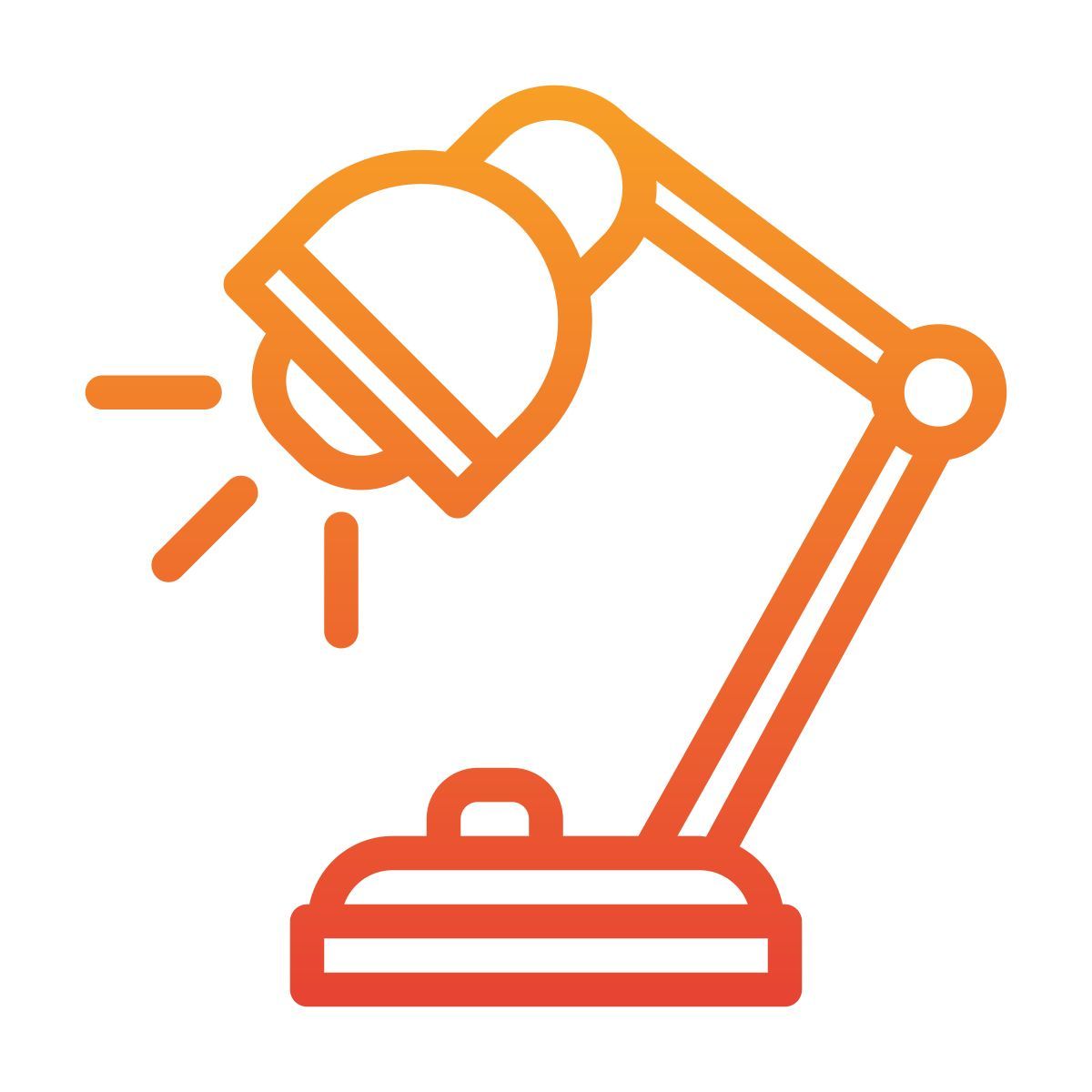 desk lamp icon