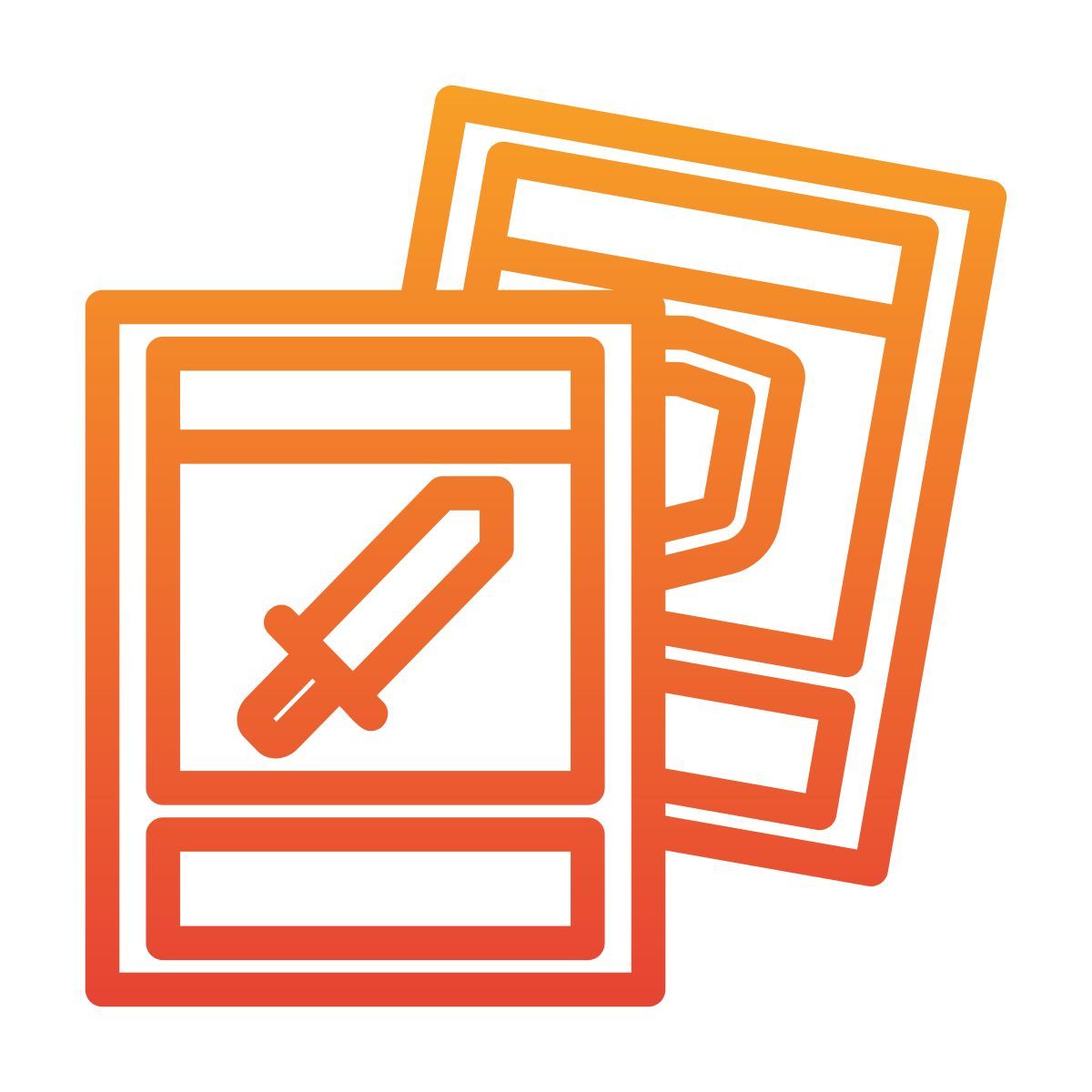 battle cards icon