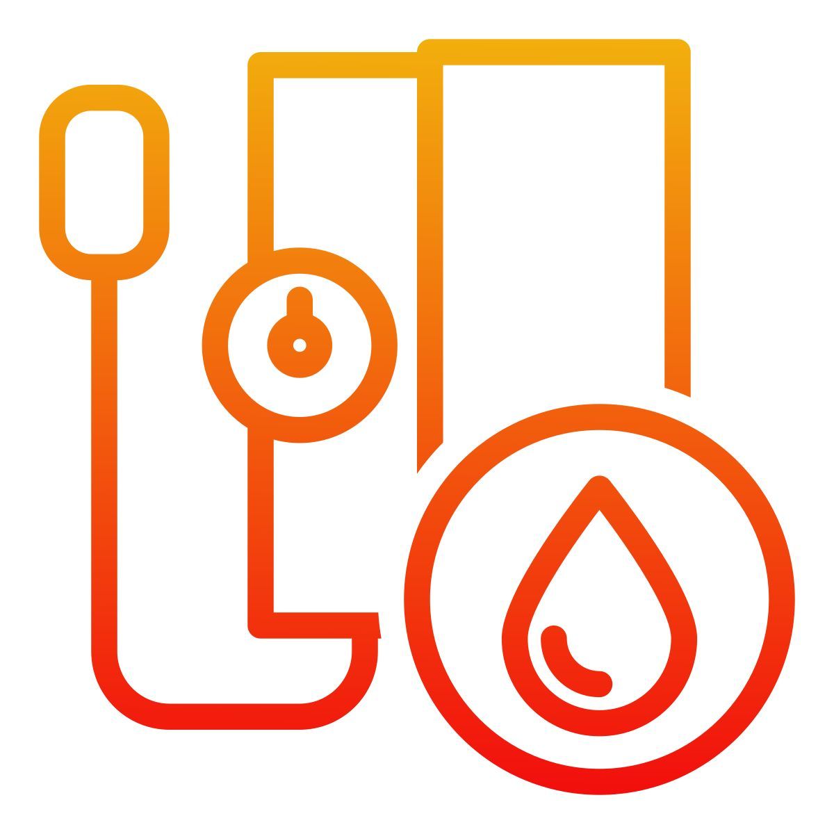 blood pressure cuff icon
