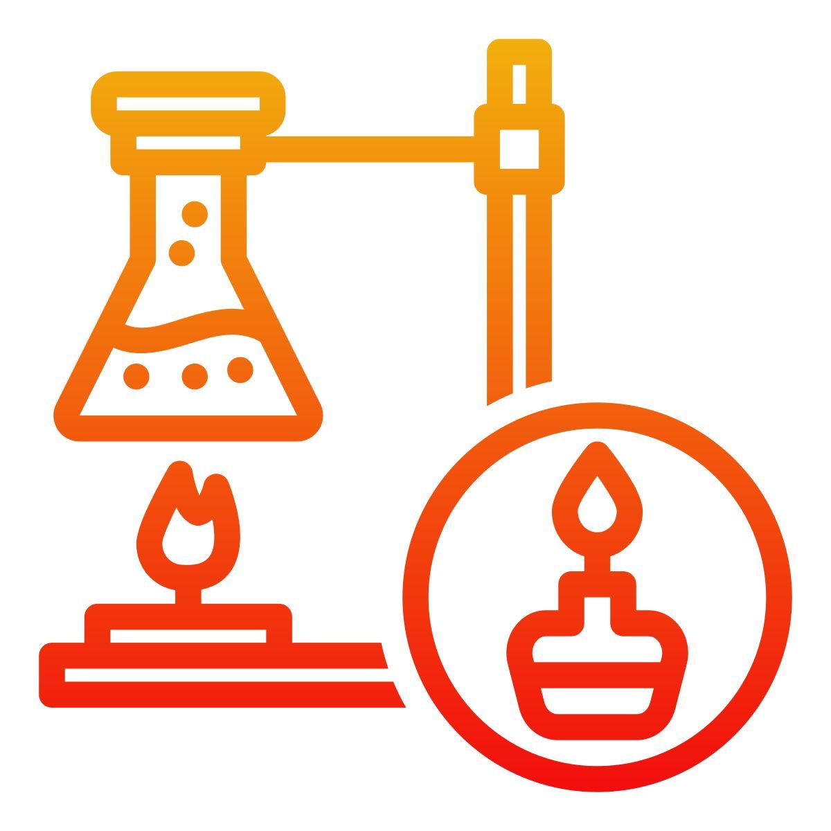 bunsen burner icon