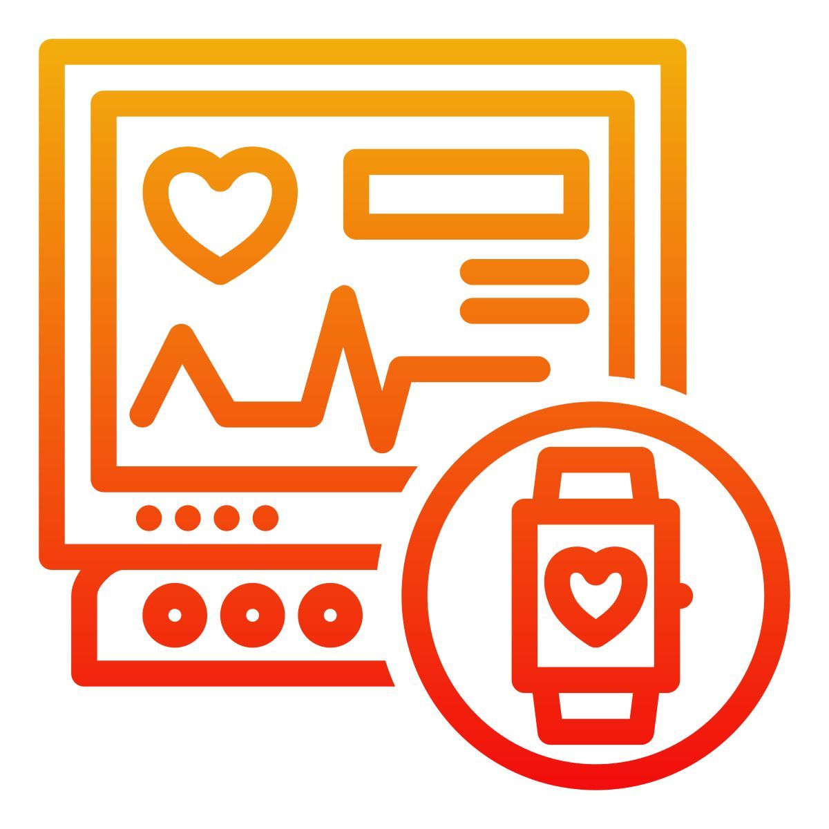 health monitoring icon