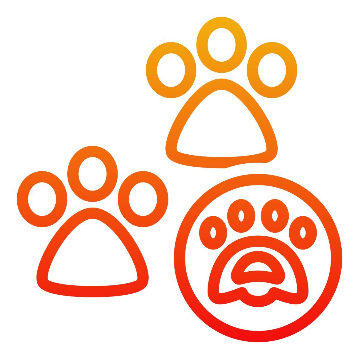 paw prints icon