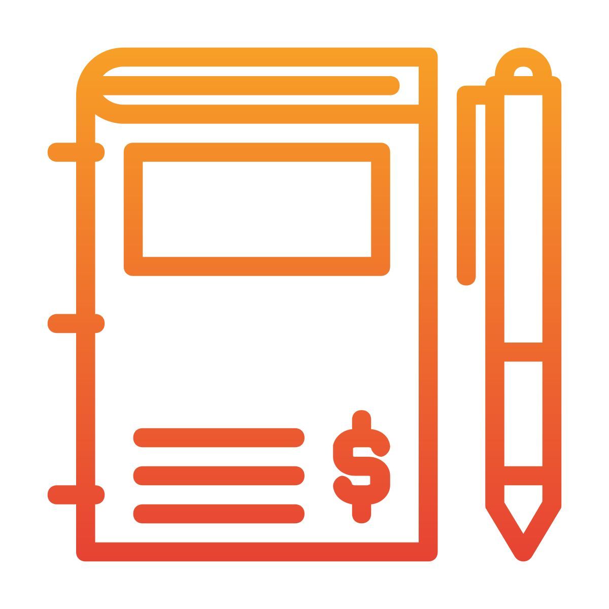 finance book icon