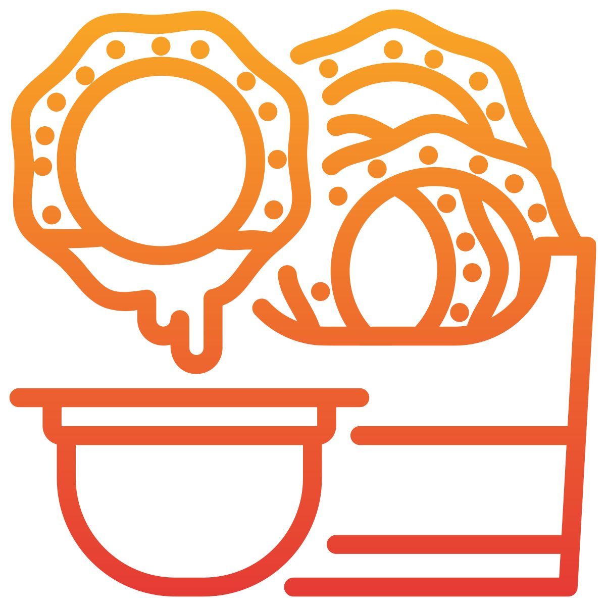 onion ring icon
