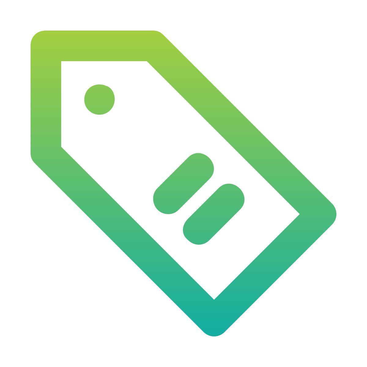 étiquette de prix icon