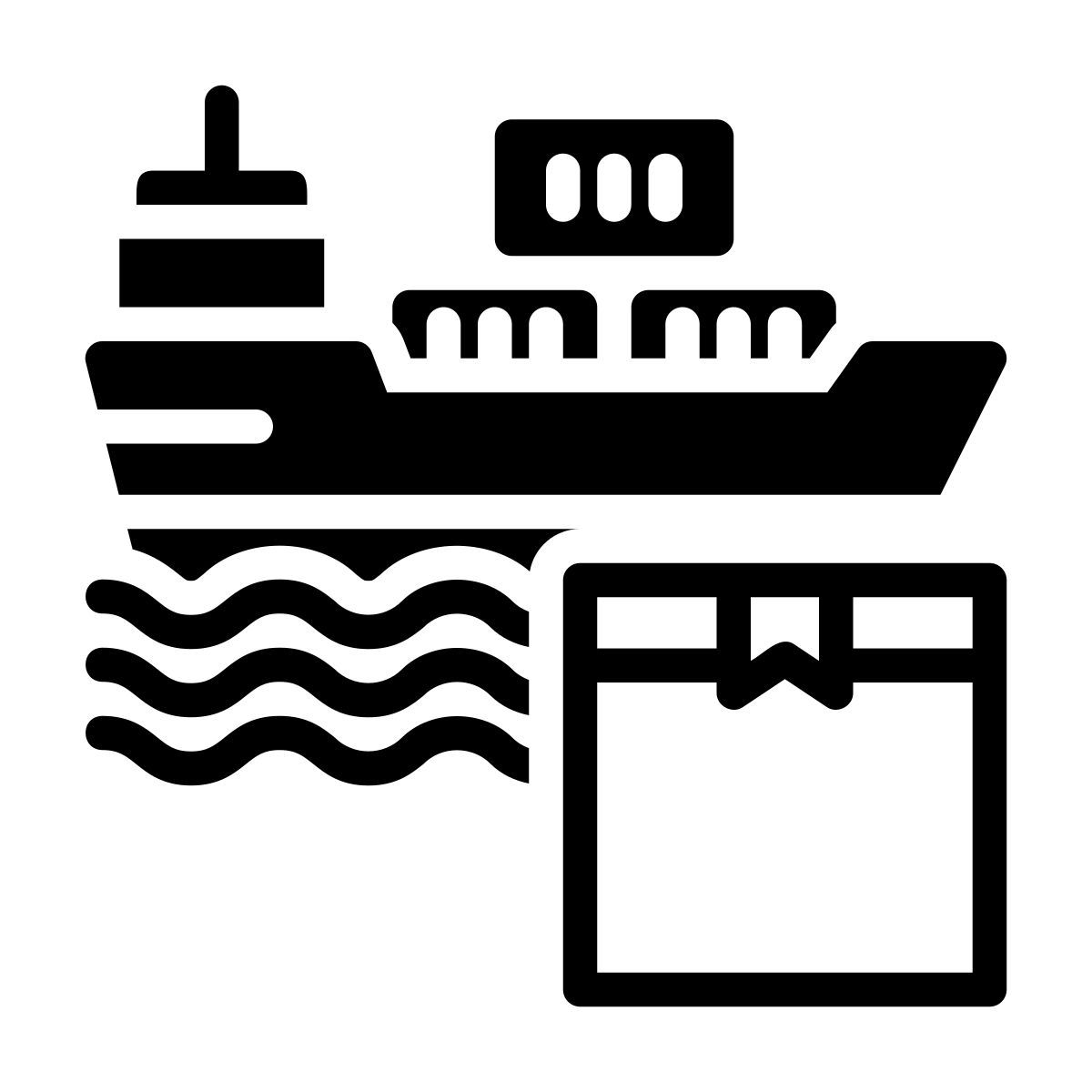 cargo ship icon