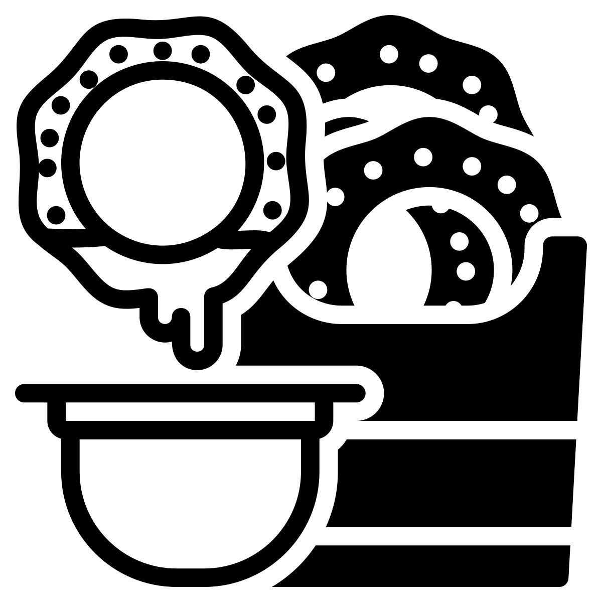 onion ring icon