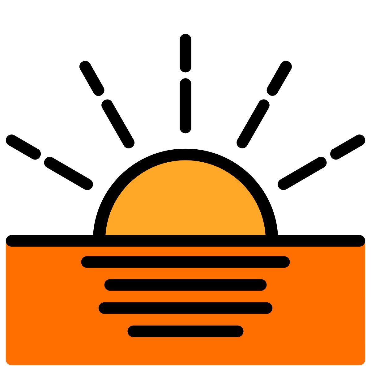 sunset icon