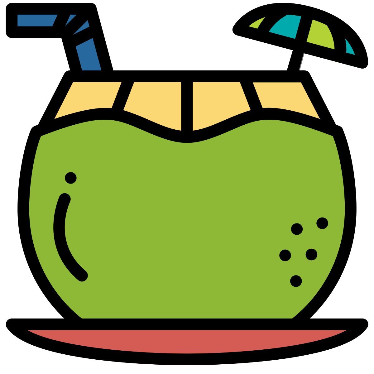 coconut drink icon