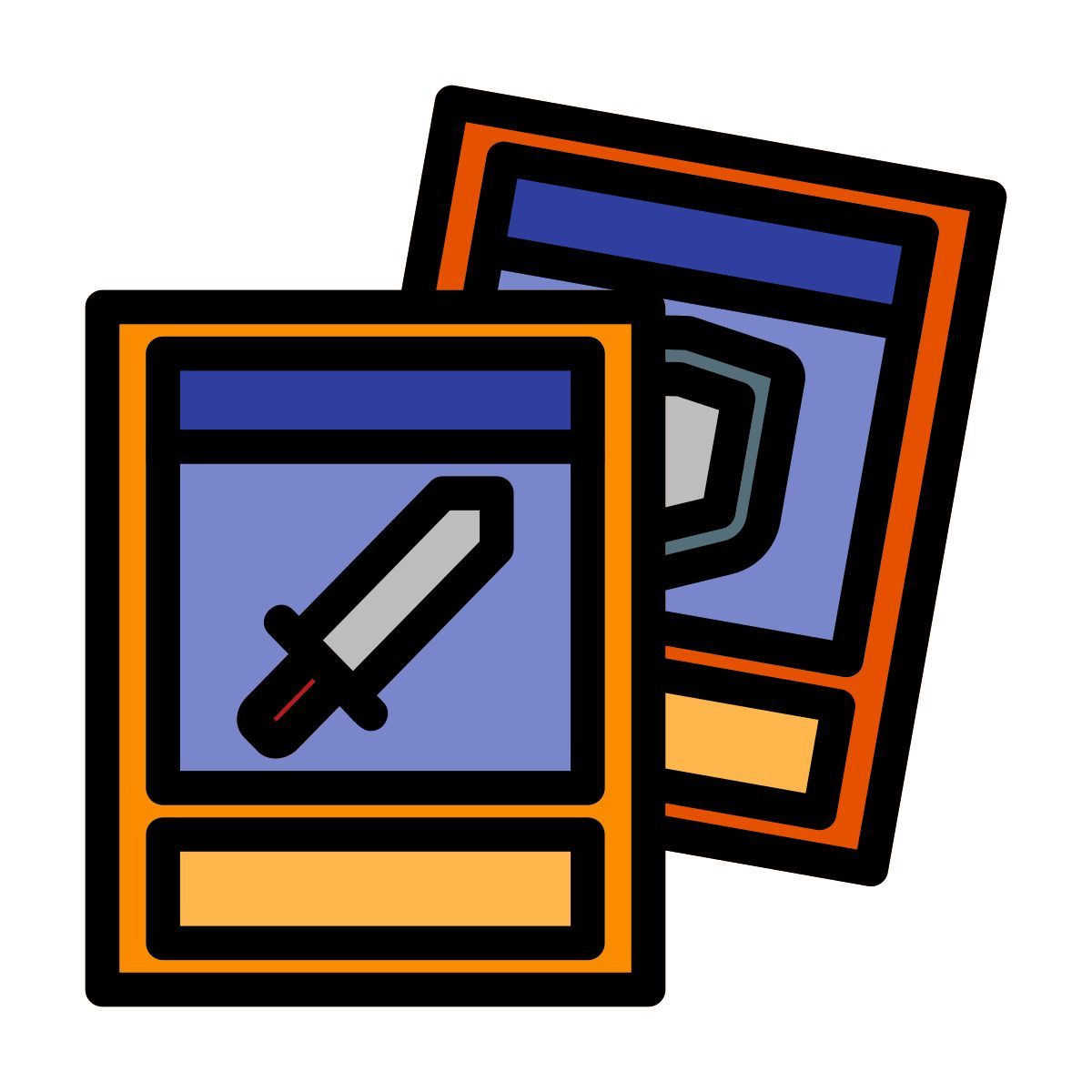 battle cards icon