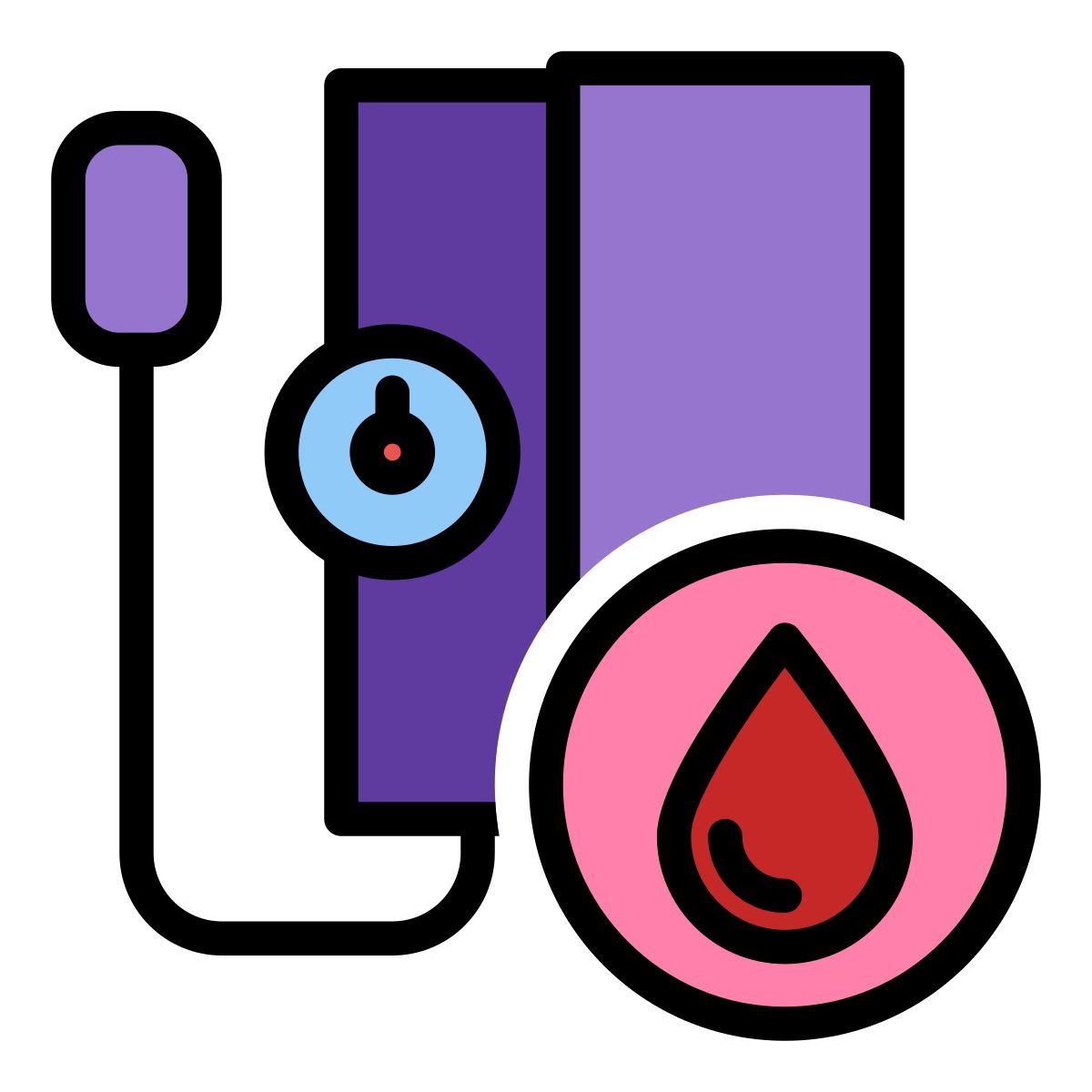 blood pressure cuff icon