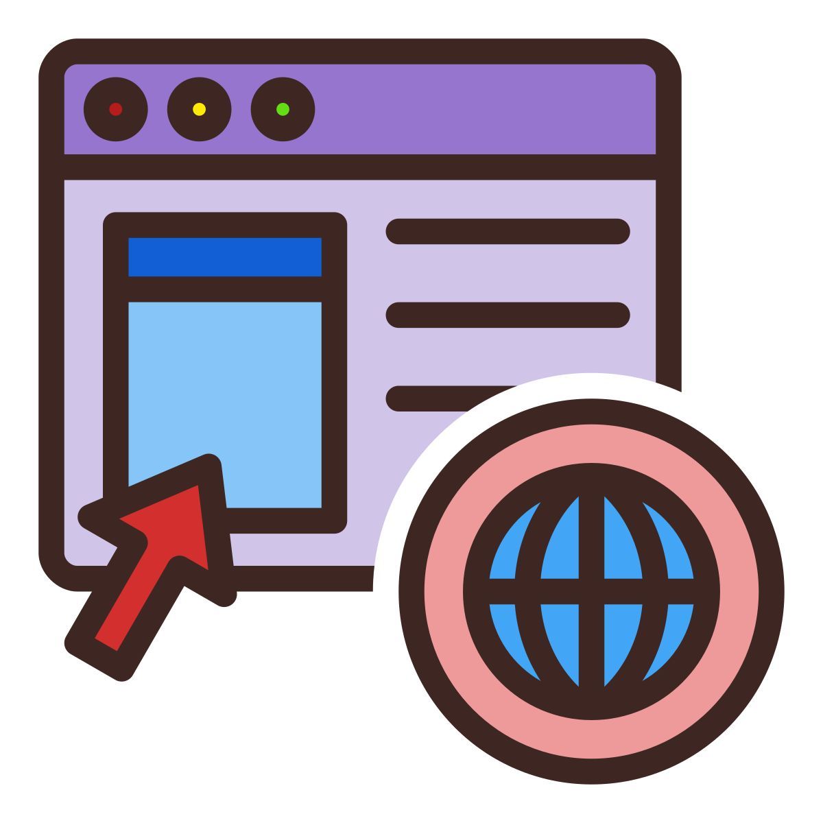 브라우저 icon