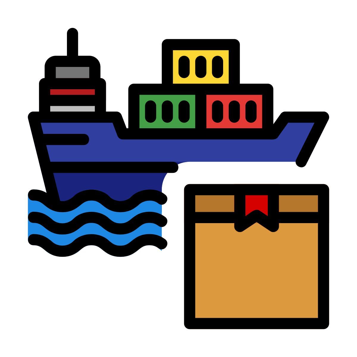 cargo ship icon