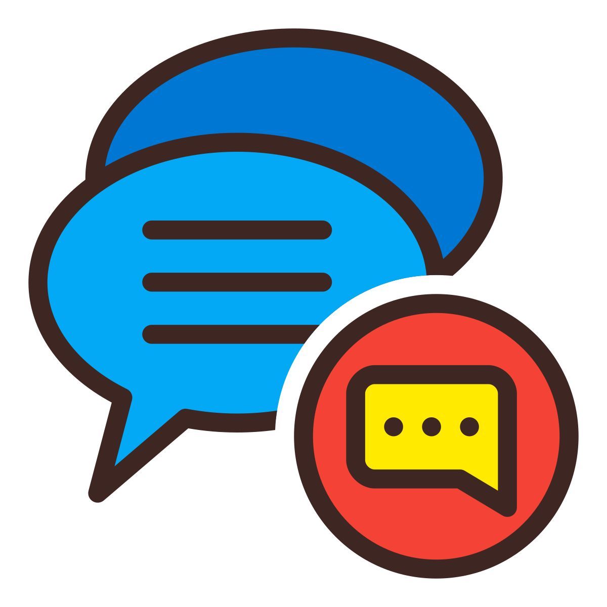 Chat-Blase icon
