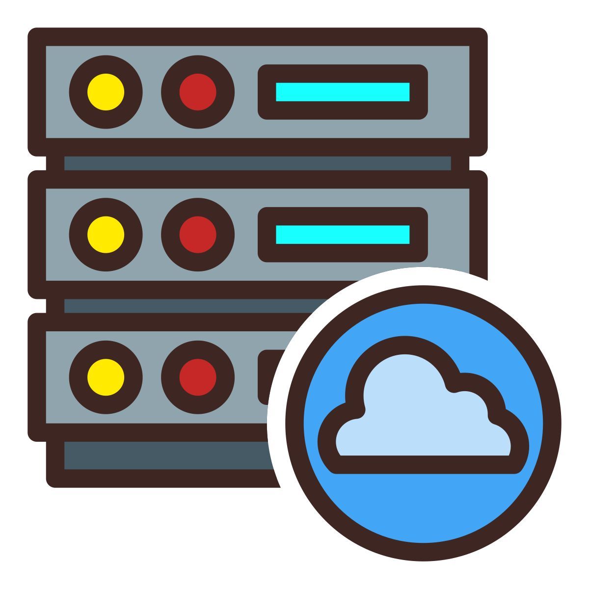 stockage en nuage icon
