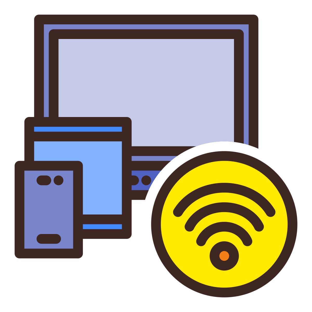 dispositivos conectados icon