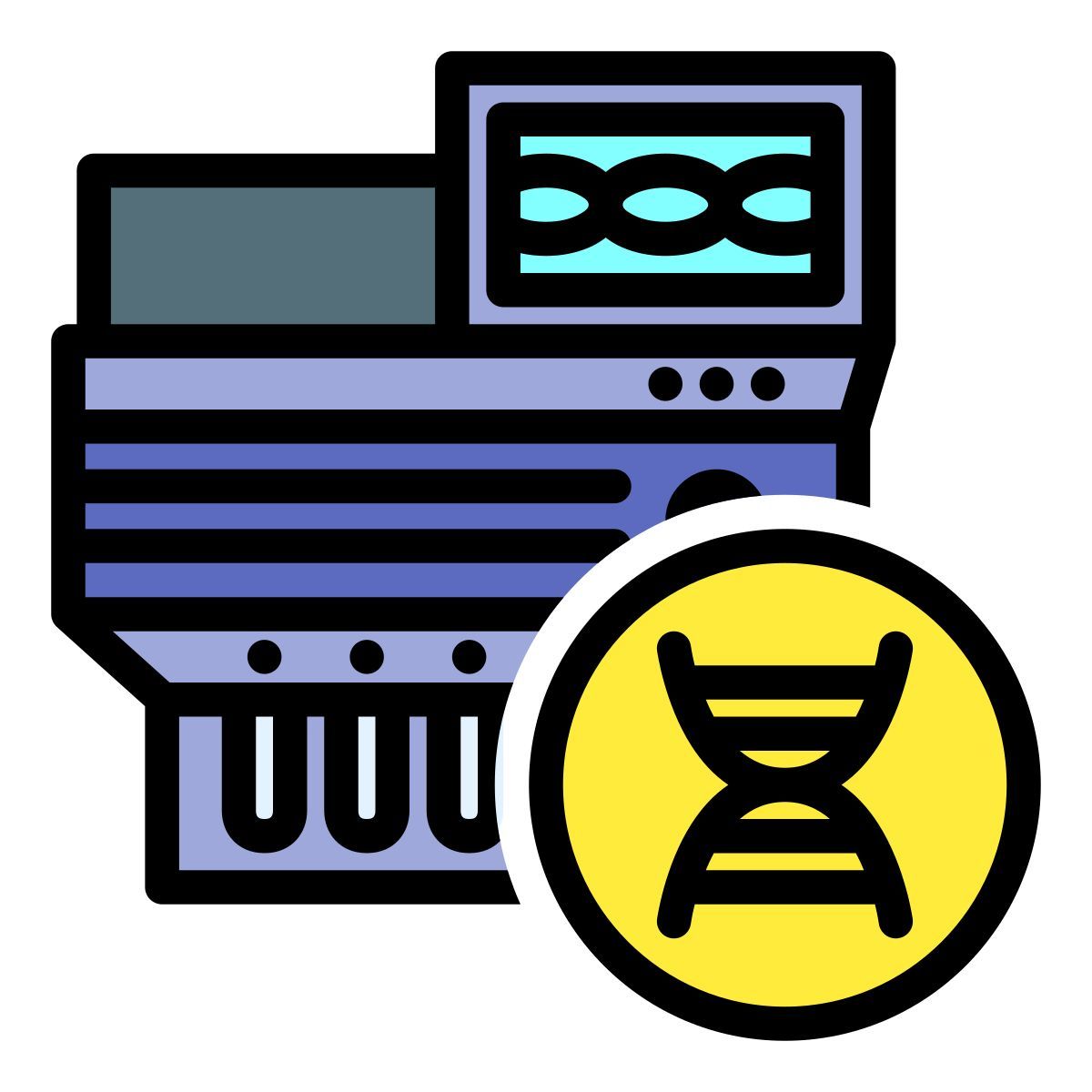 dna machine icon