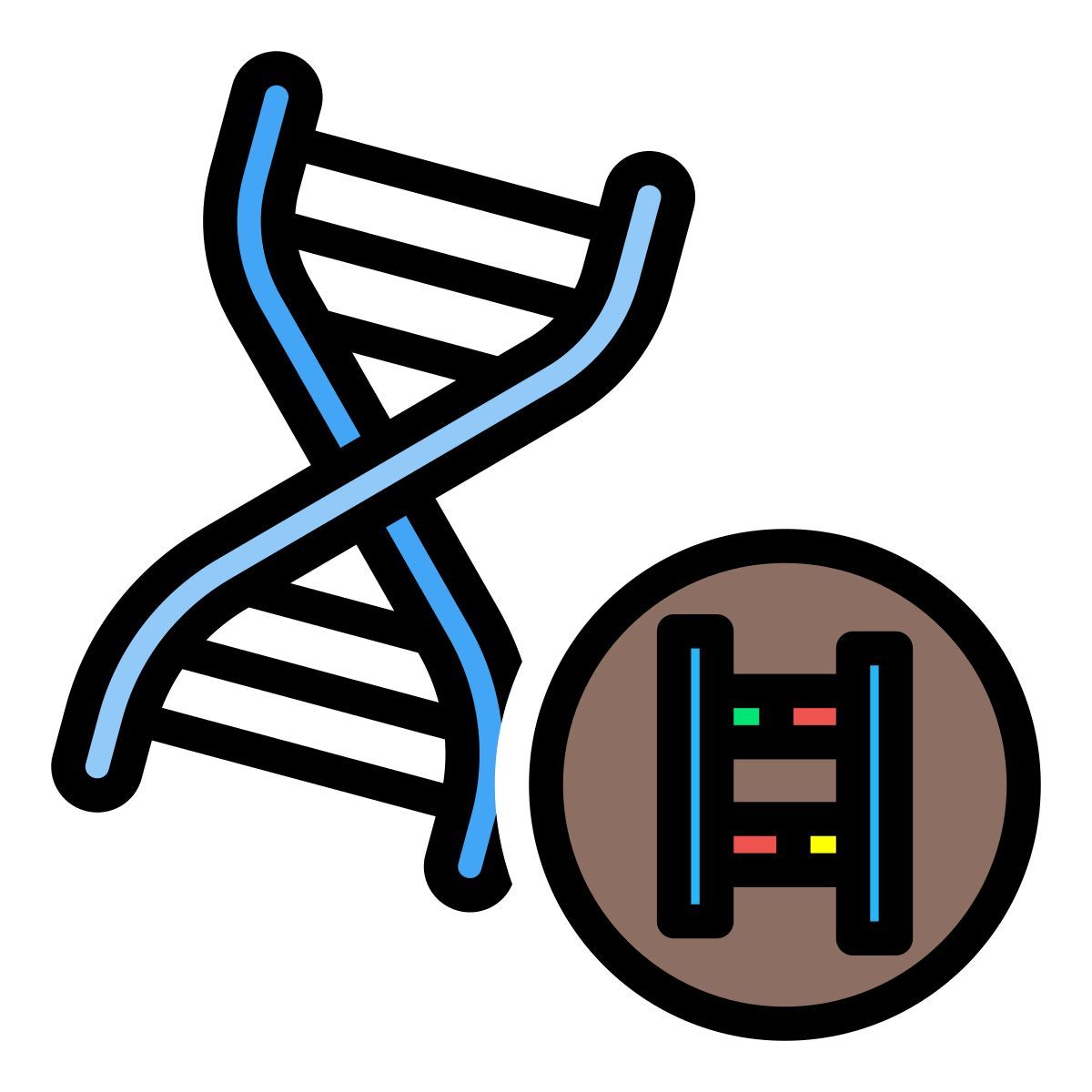dna strand icon