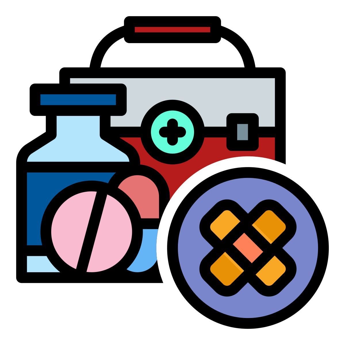 first aid kit icon