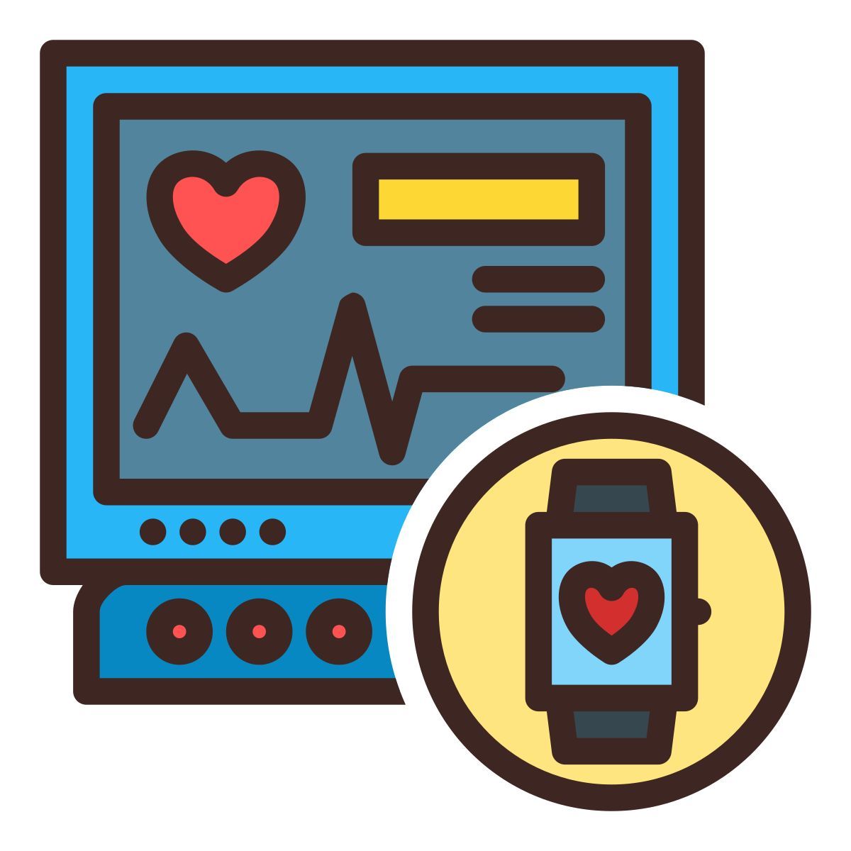 monitoreo de la salud icon