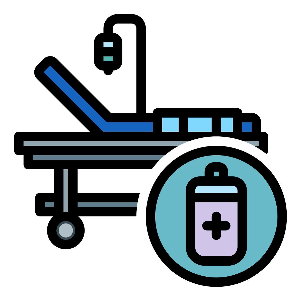 hospital bed icon
