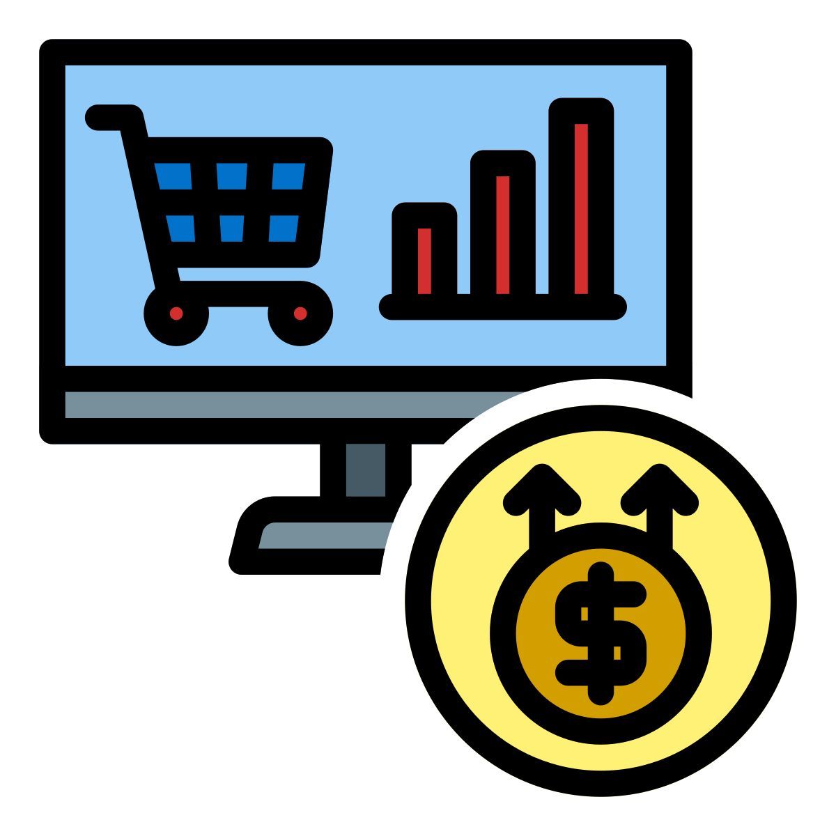 sales statistics icon