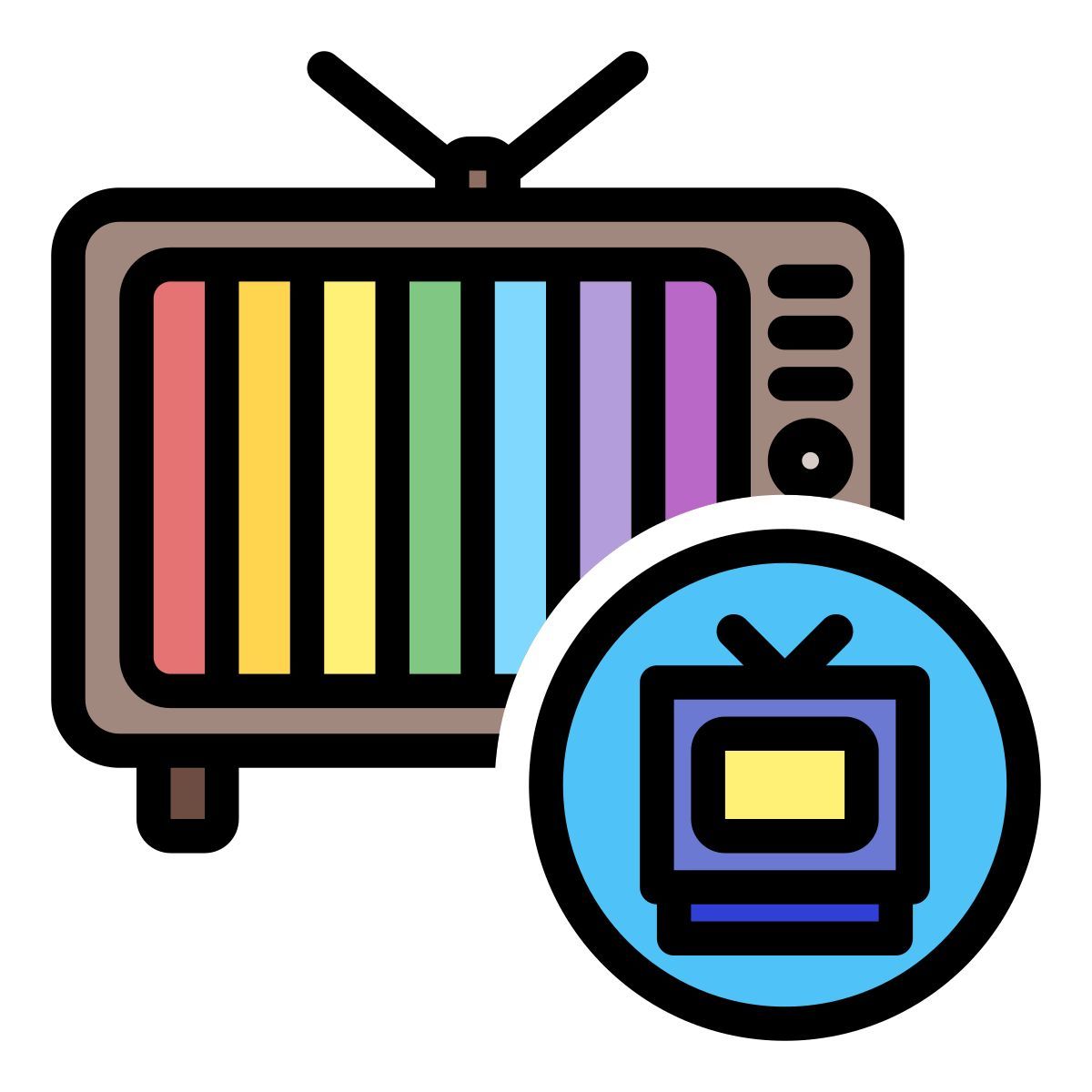 televisión antigua icon