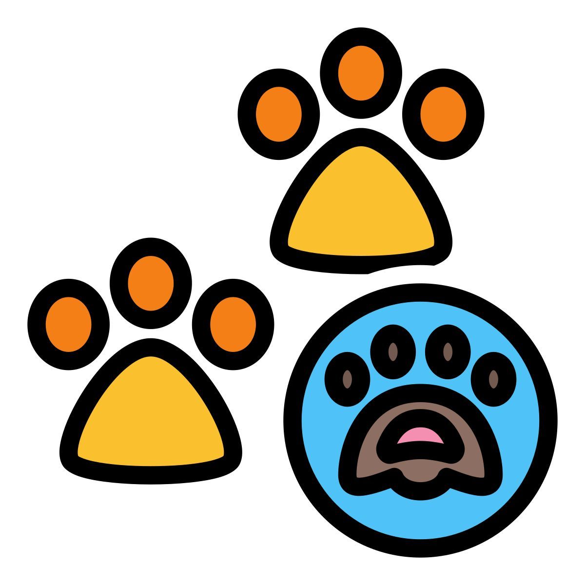 paw prints icon