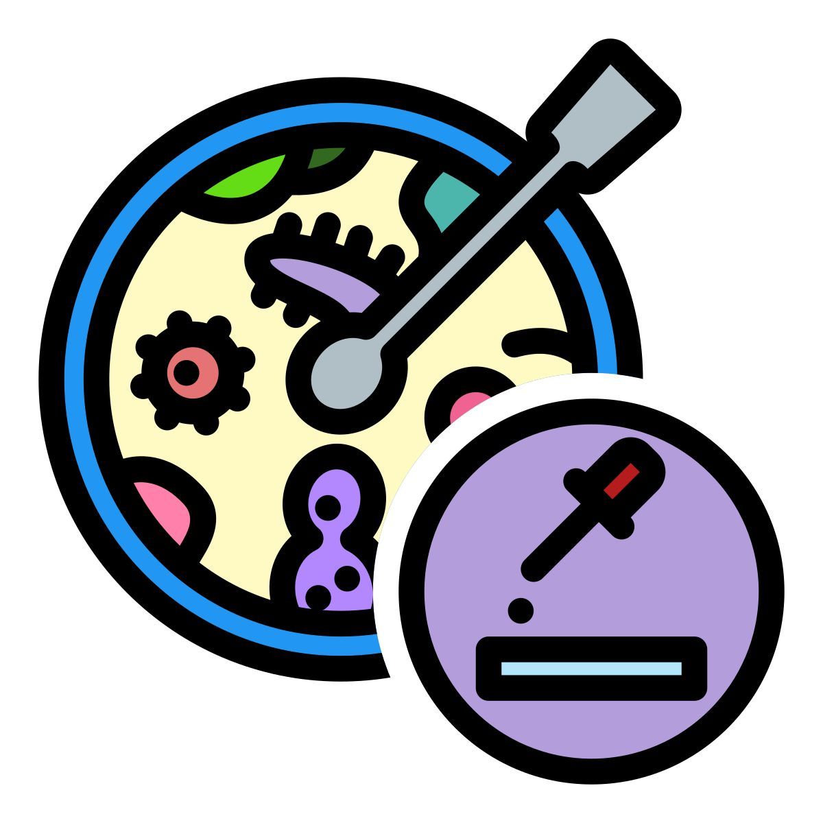 petri dish icon