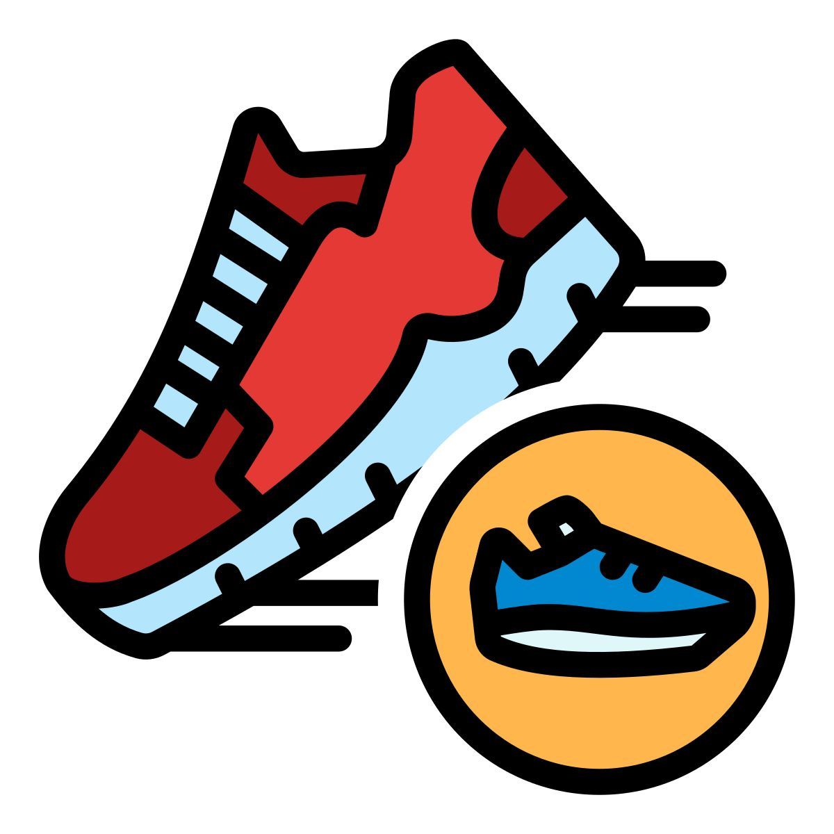 running shoes icon