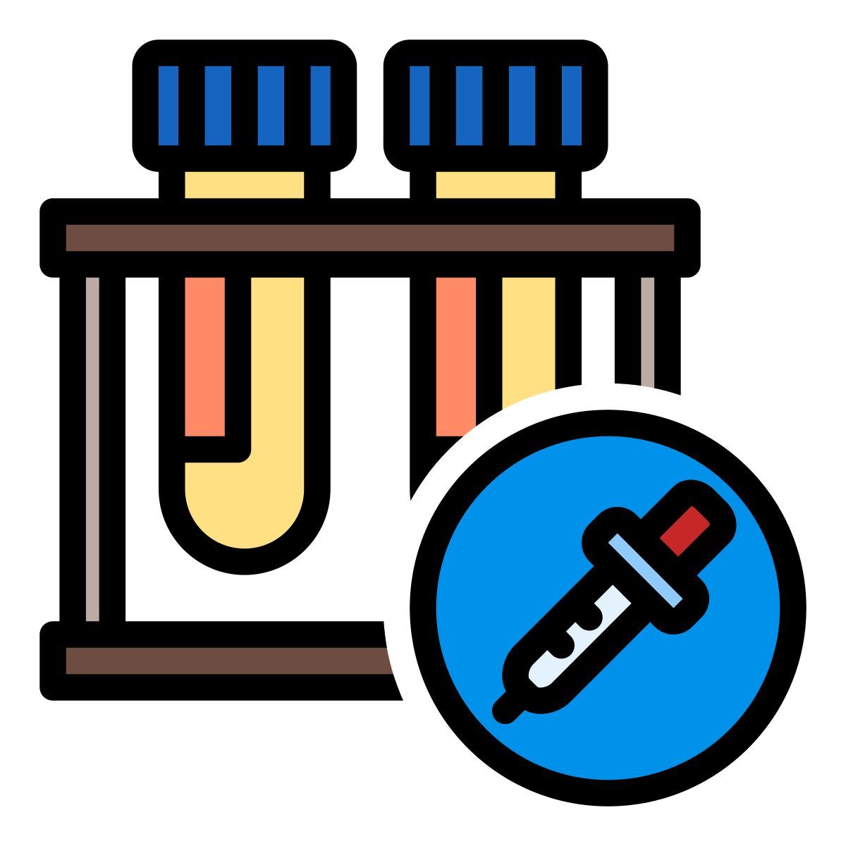 tubo de amostra icon