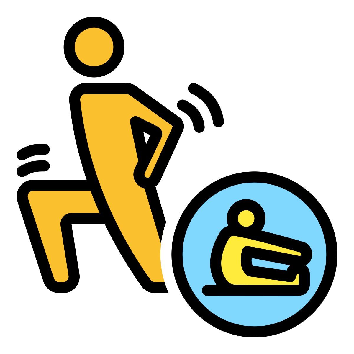 stretching icon