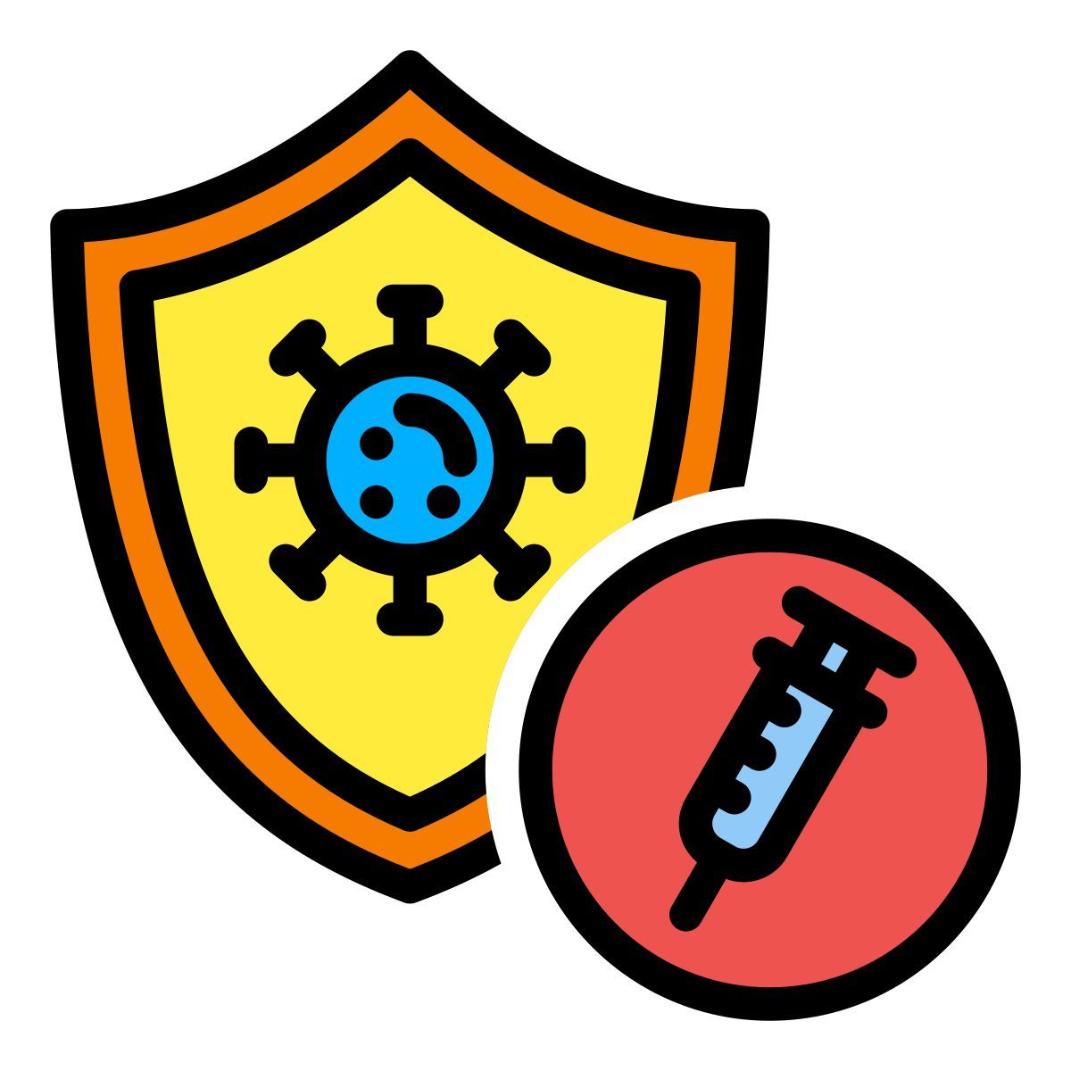 escudo de vacinação icon