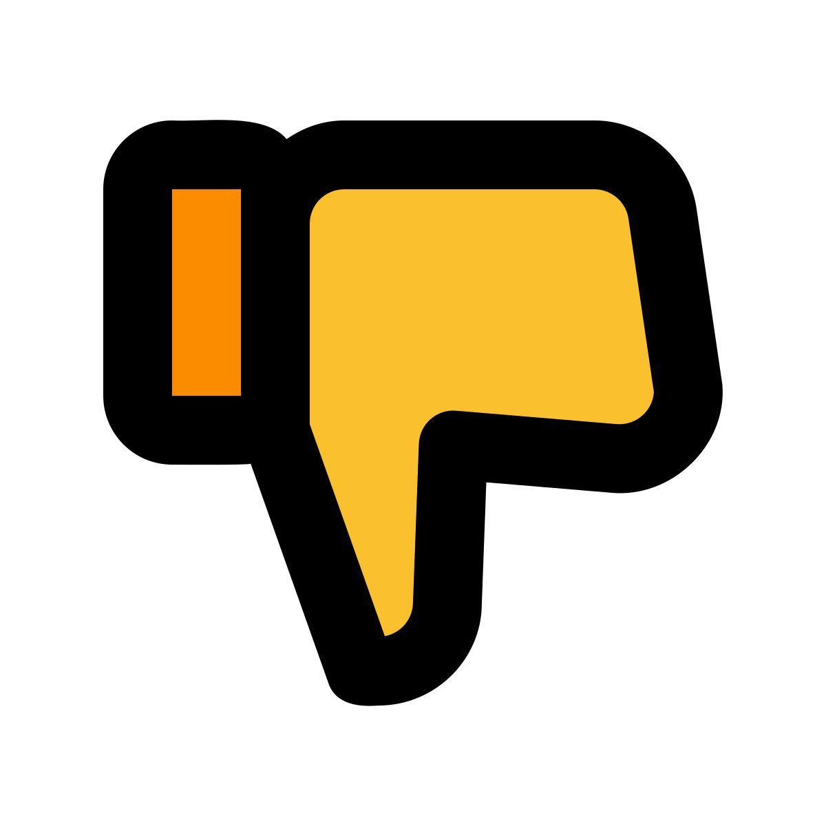 dislike icon