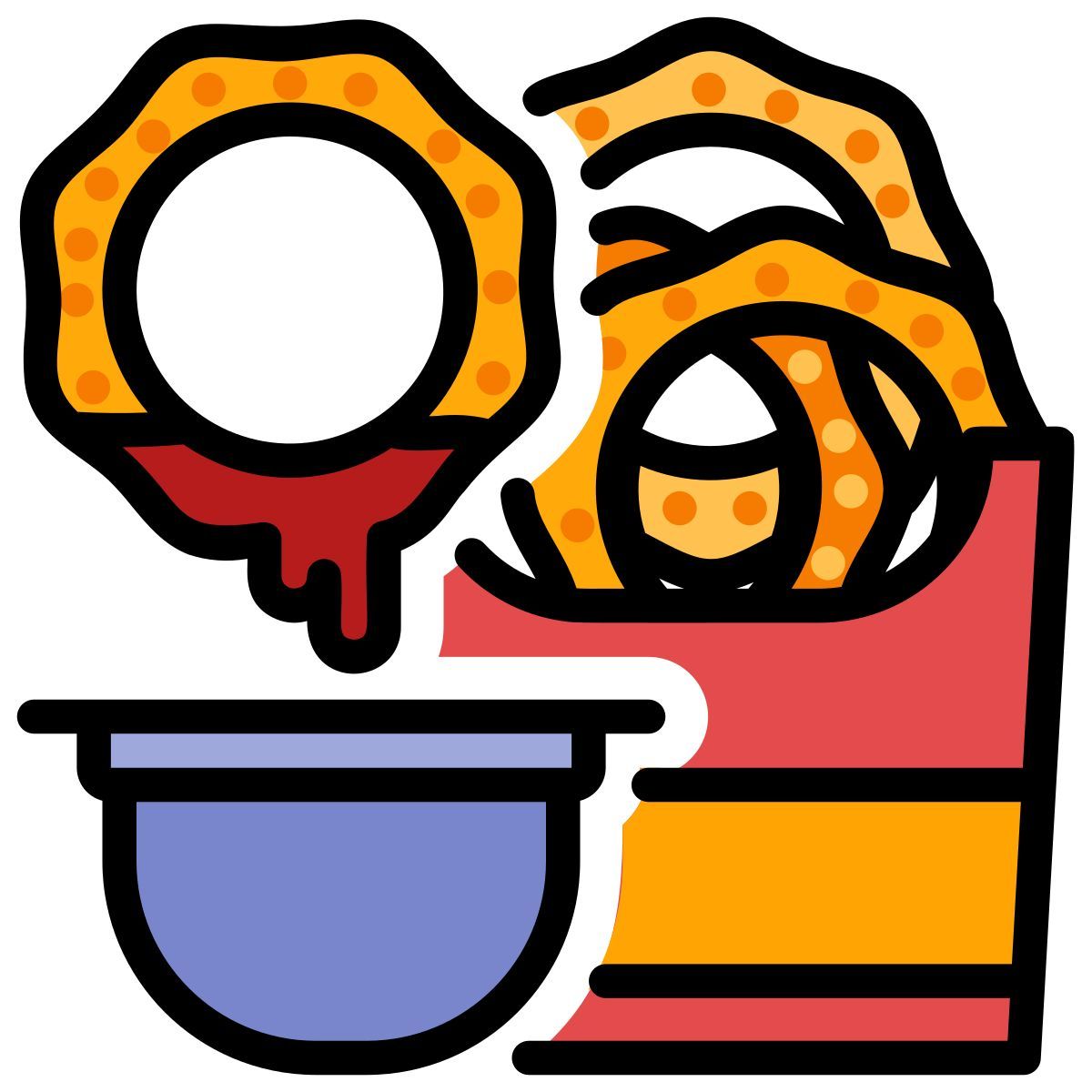 onion ring icon