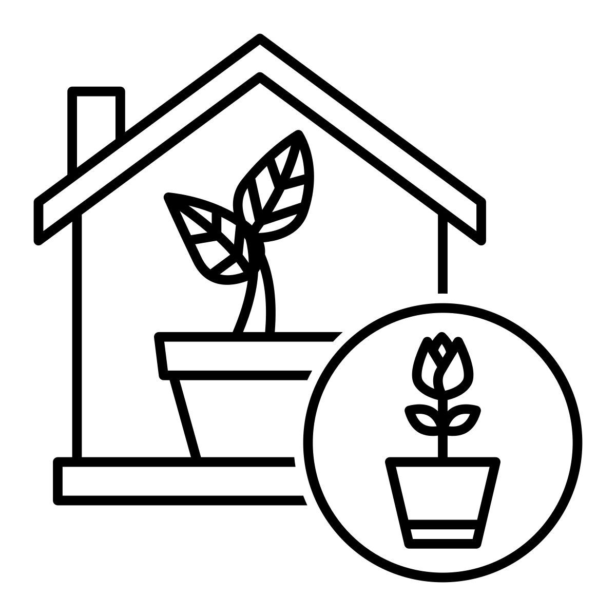 house plant icon
