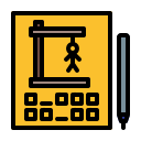 external Hangman-Game-board-game-febrian-hidayat-outline-color-febrian-hidayat icon