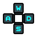 external WASD-pc-gaming-febrian-hidayat-outline-color-febrian-hidayat icon