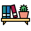 external book-furniture-fill-outline-pongsakorn-tan icon