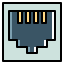 external cable-computer-fill-outline-pongsakorn-tan icon