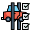 external check-intelligent-automotive-fill-outline-pongsakorn-tan icon