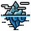 external iceberg-ecology-and-pollution-fill-outline-pongsakorn-tan icon