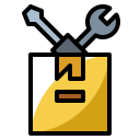 external adjustment-delivery-package-fill-outline-pongsakorn-tan icon
