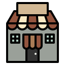 external and-coffee-shop-fill-outline-pongsakorn-tan icon