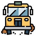 external bus-back-to-school-fill-outline-pongsakorn-tan icon