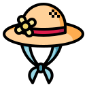 external hat-summer-fill-outline-pongsakorn-tan icon