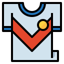 external jersey-soccer-fill-outline-pongsakorn-tan icon