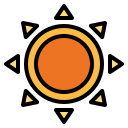 external summer-weather-fill-outline-pongsakorn-tan icon